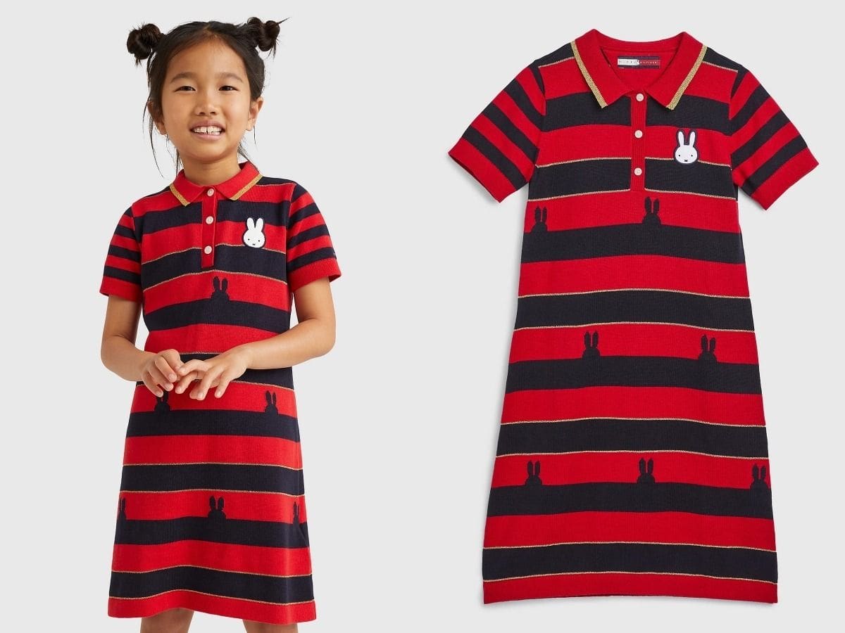 TOMMY X MIFFY POLO JUMPER DRESS