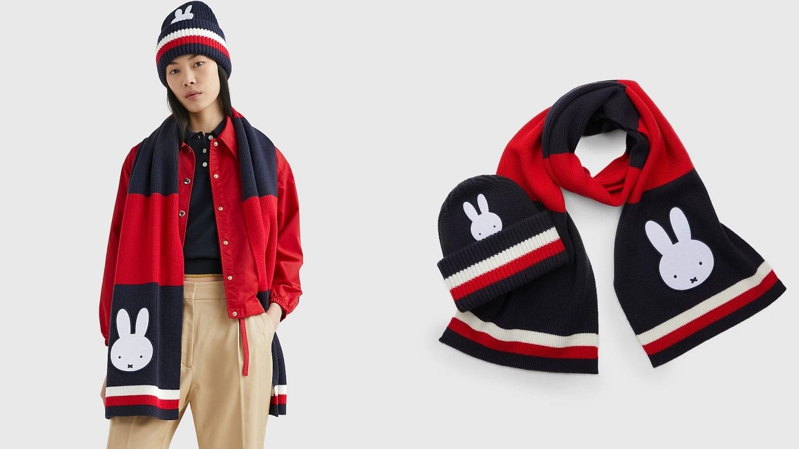 TOMMY X MIFFY BEANIE AND SCARF GIFT SET