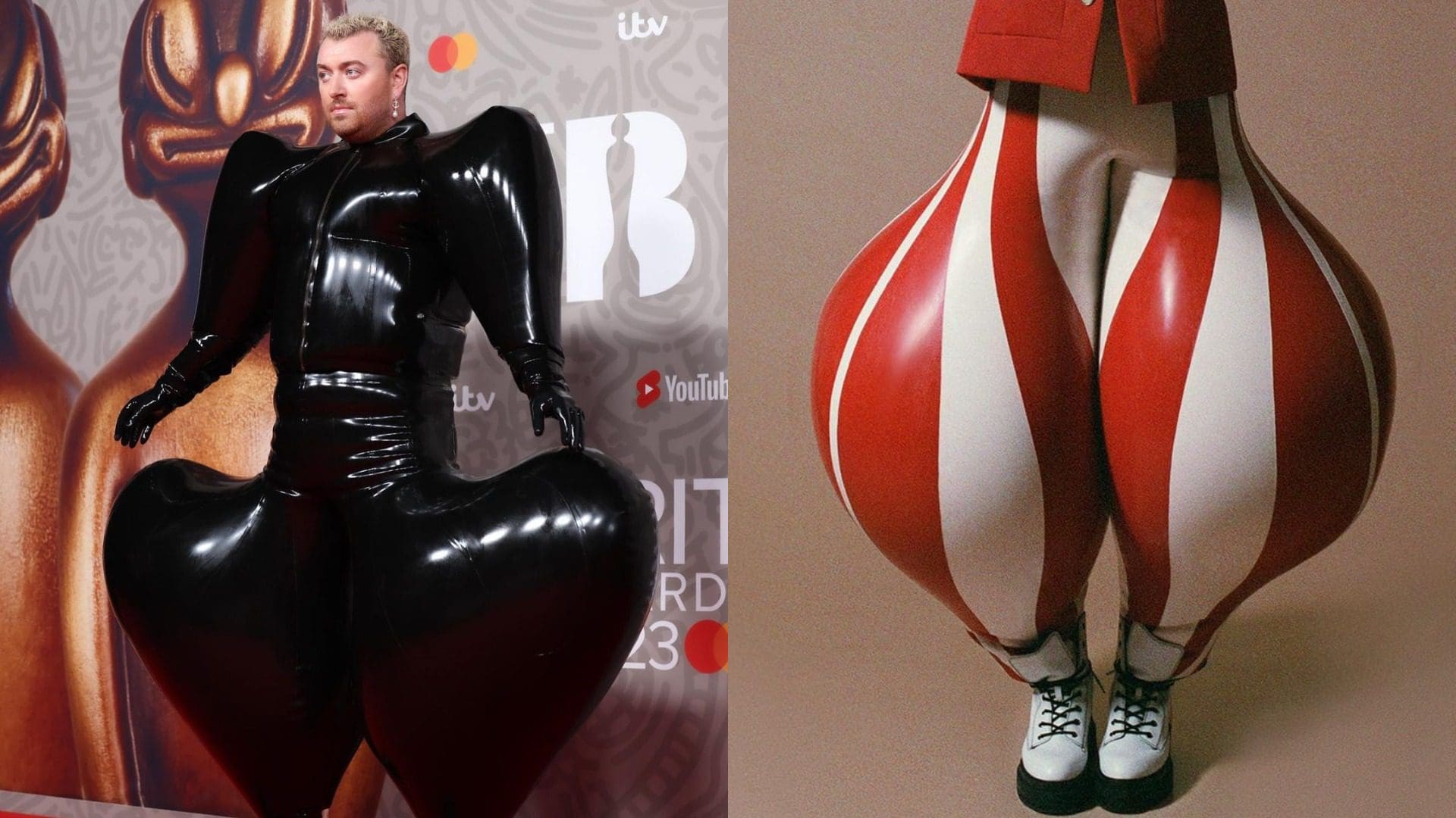 Sam Smith 爭議性時尚再+1！超怪異「黑色氣球裝」來自超現實時裝品牌「Harri」！