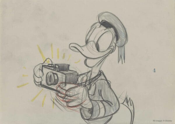 唐老鴨的相機，1941年。Donald s Camera 1941 scaled