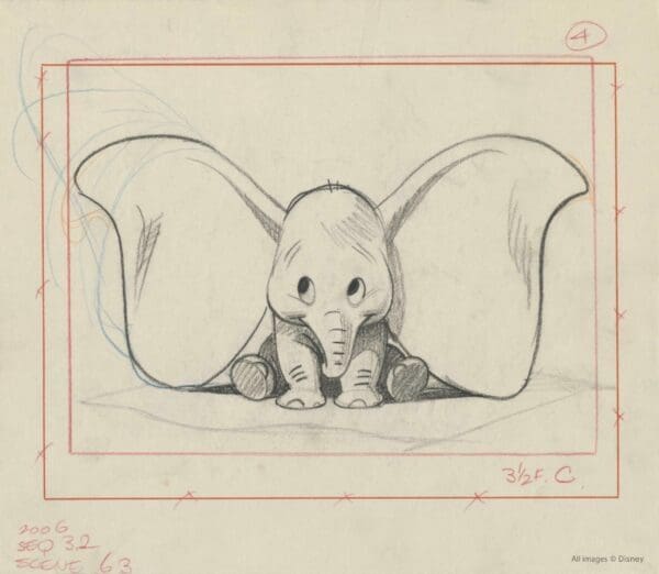 小飛象，1941年。Dumbo 1941 scaled