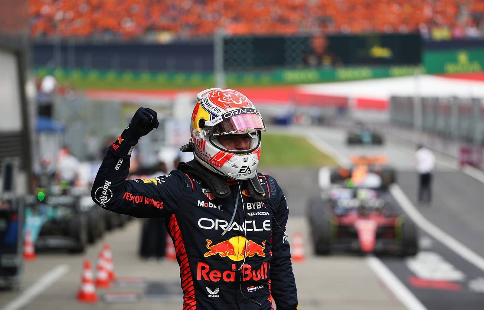 圖2 回歸Red Bull主場的Max Verstappen取得生涯在奧地利大獎賽上的四次勝利。（Red Bull提供） 1