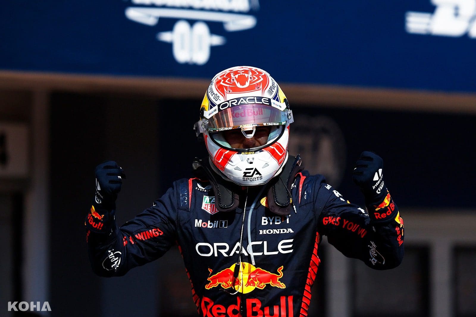 圖2 Max Verstappen在F1匈牙利大獎賽拿下勝利，為車隊贏得跨季12連勝並打破F1歷史的跨季連勝紀錄（圖片來源：Red Bull）