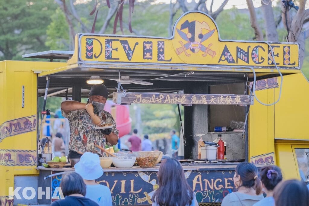 圖4：來自桃園的「Devil  Angel 惡魔天使餐車」純手工自製墨西哥料理！首次挑戰蔬食料理。