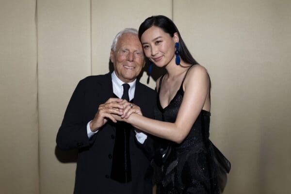 Giorgio Armani and《尚氣與十環傳奇》女星陳法拉Fala Chen