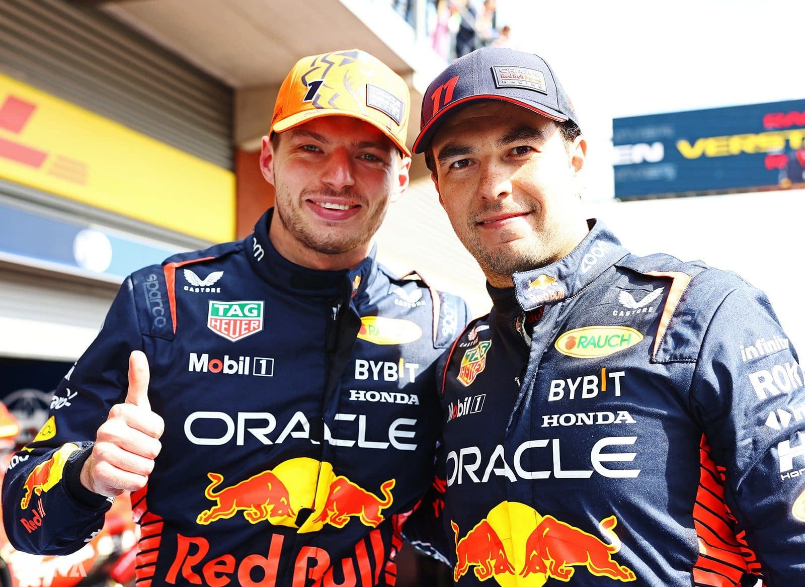 圖四：Max Verstappen與Sergio Perez在F1比利時大獎賽以一二名完賽，為Red Bull車隊創下本季第五次包辦冠亞軍的紀錄，並續寫跨季連勝。（圖片來源：Red Bull）