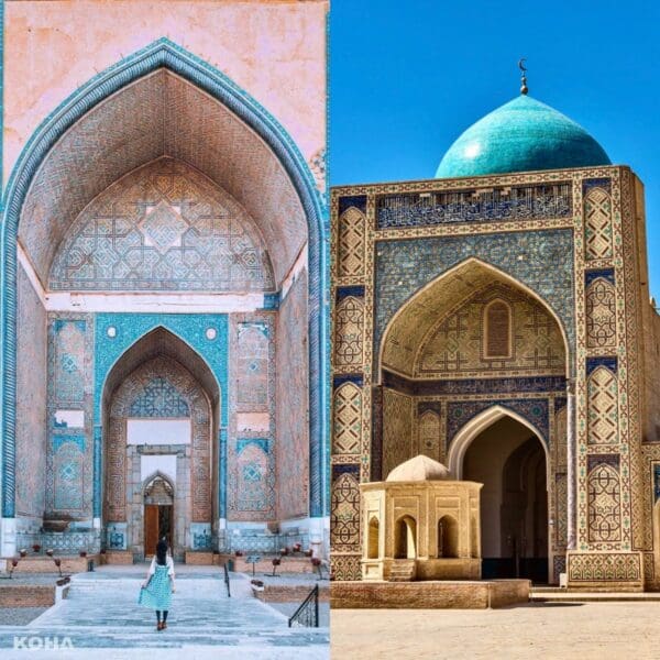 KOHA Travel｜烏茲別克｜泰姬瑪哈陵就是以它為原型！藍綠色「比比哈努姆清真寺」夢幻愛之傳說猶如神話！