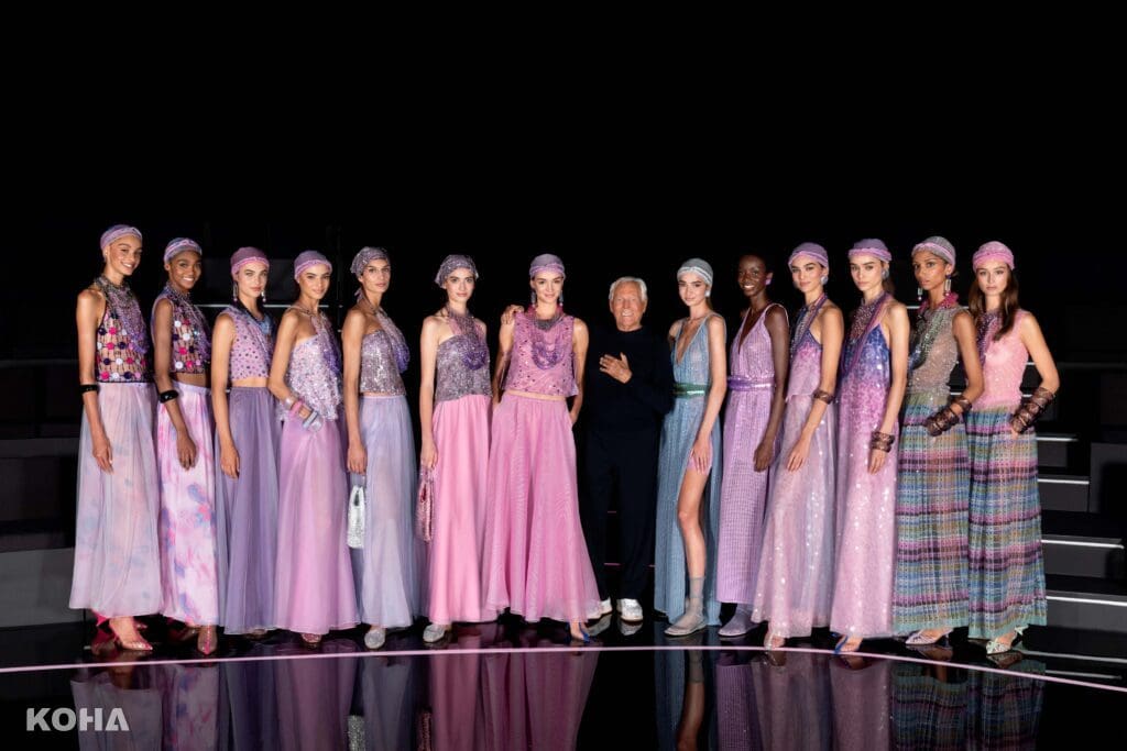 EMPORIO ARMANI WOMENSWEAR SHOW SS2024 GA WITH MODELS SGP scaled