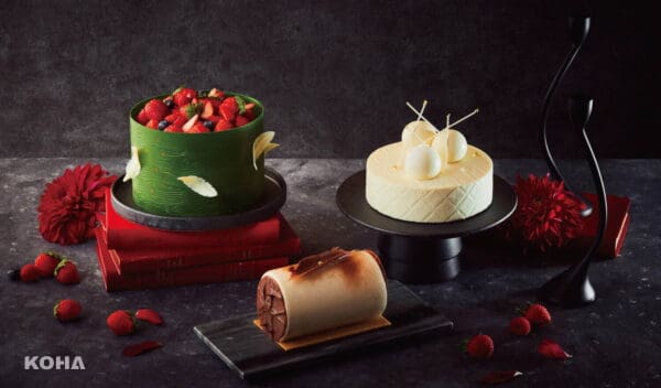 京都千酒店2023年聖誕限定 純白色草莓蛋糕 滿足你的味蕾