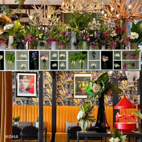 【KOHA Food 美食】被繽紛花朵包圍好幸福！清邁咖啡廳「Woo Cafe」集藝廊、花店、生活選物店於一身，好吃、好玩更好買！