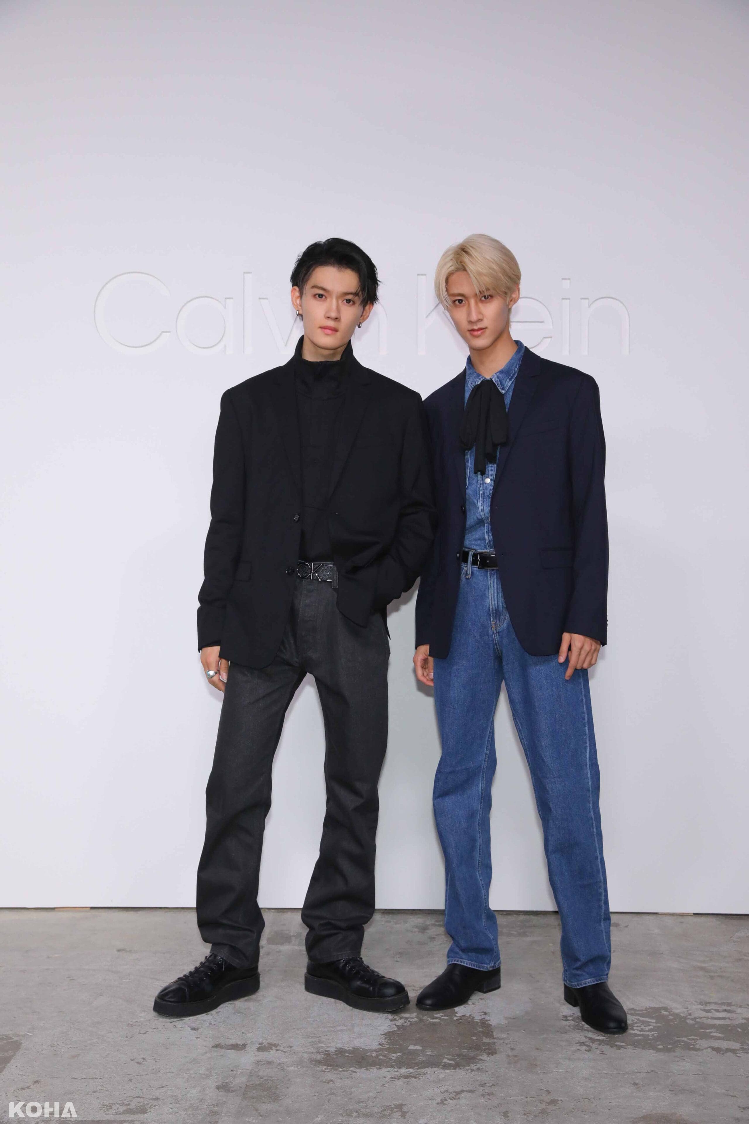 佐野勇斗Sano Hayato及曽野舜太Sono Shunta穿著Calvin Klein秋季系列造型現身品牌的時尚和音樂之夜 scaled