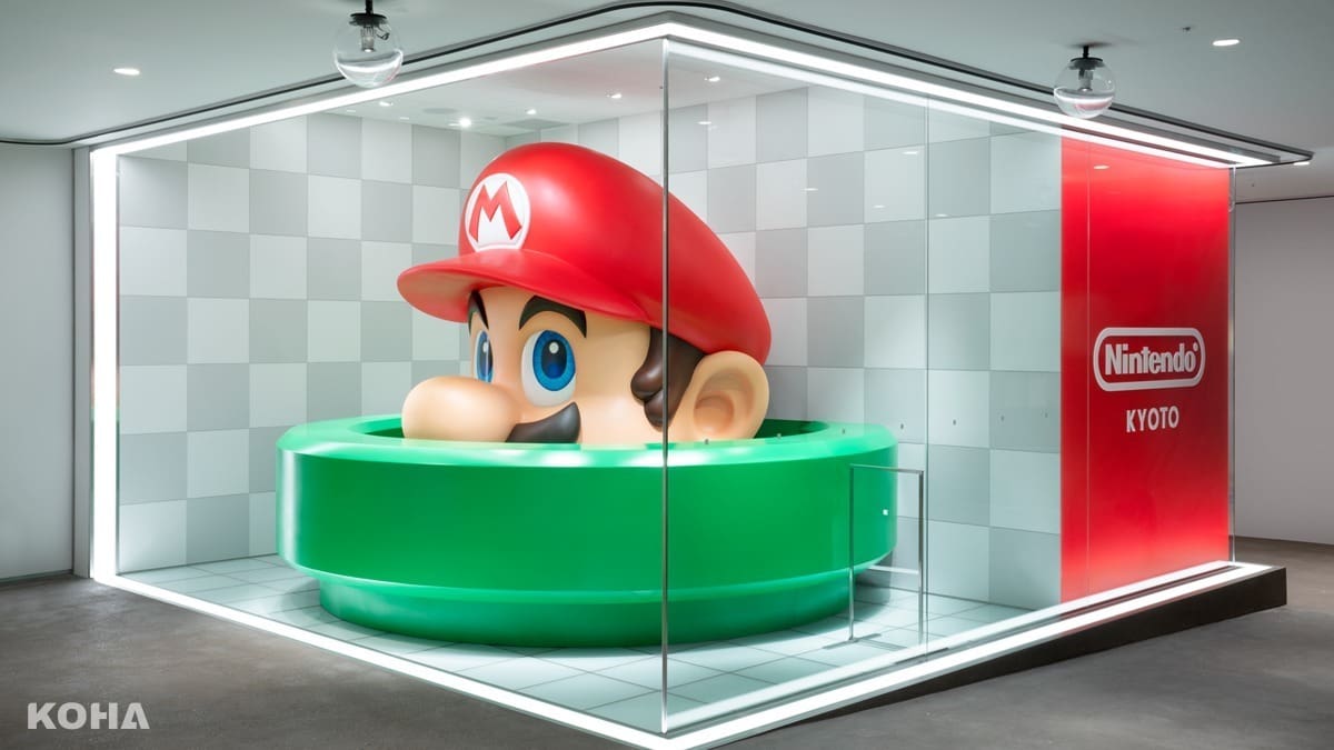 任天堂於京都高島屋開設新直營店「Nintendo KYOTO」，現場設有瑪利歐雕像
