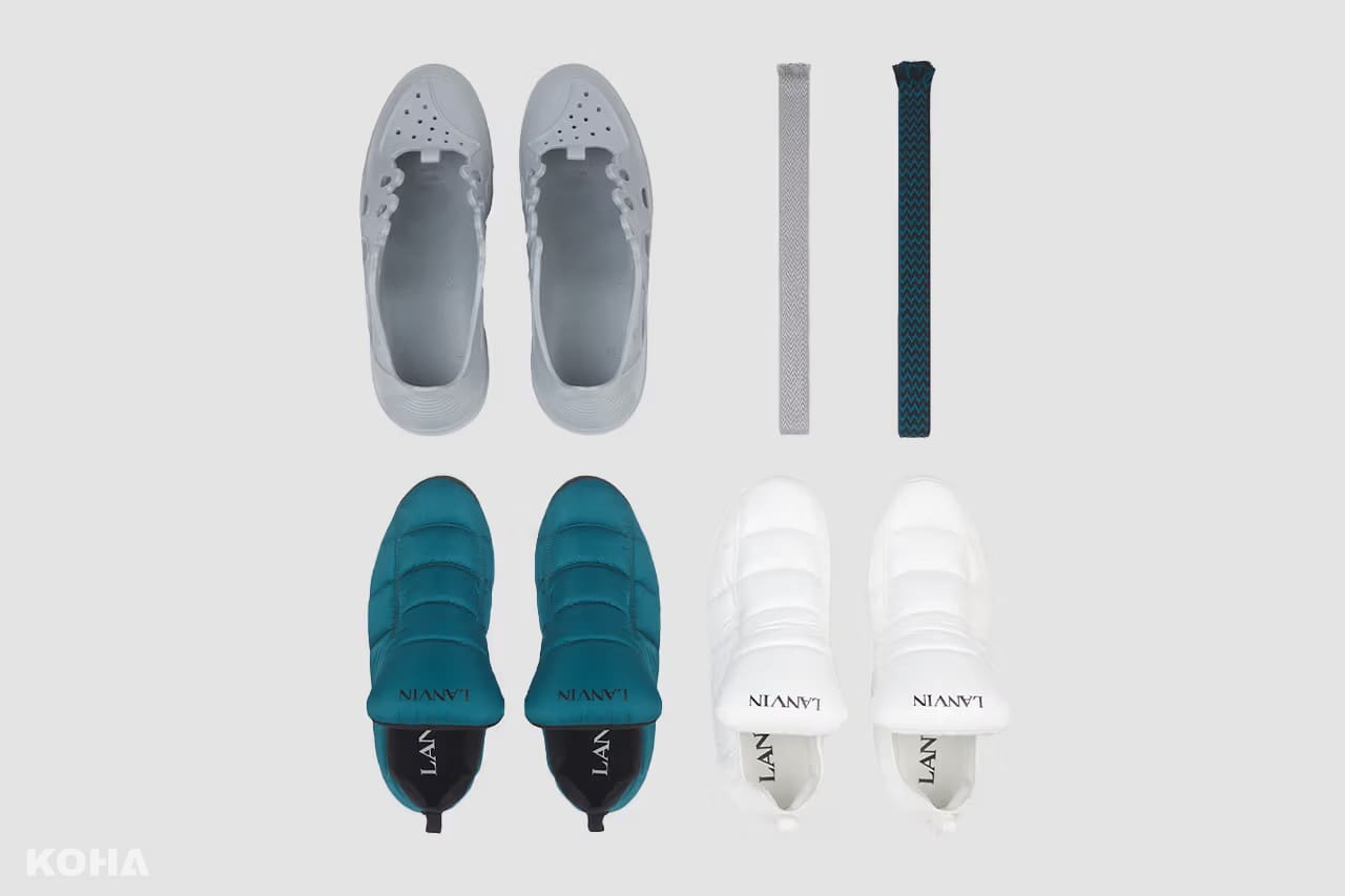 LANVIN獨創四合一奢華設計：Curb Color-Block Rubber運動鞋，打造無限可能
