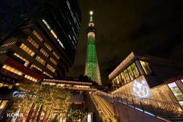 東京晴空塔聖誕城將點燈　還原德國市集、46萬燈飾環城照耀