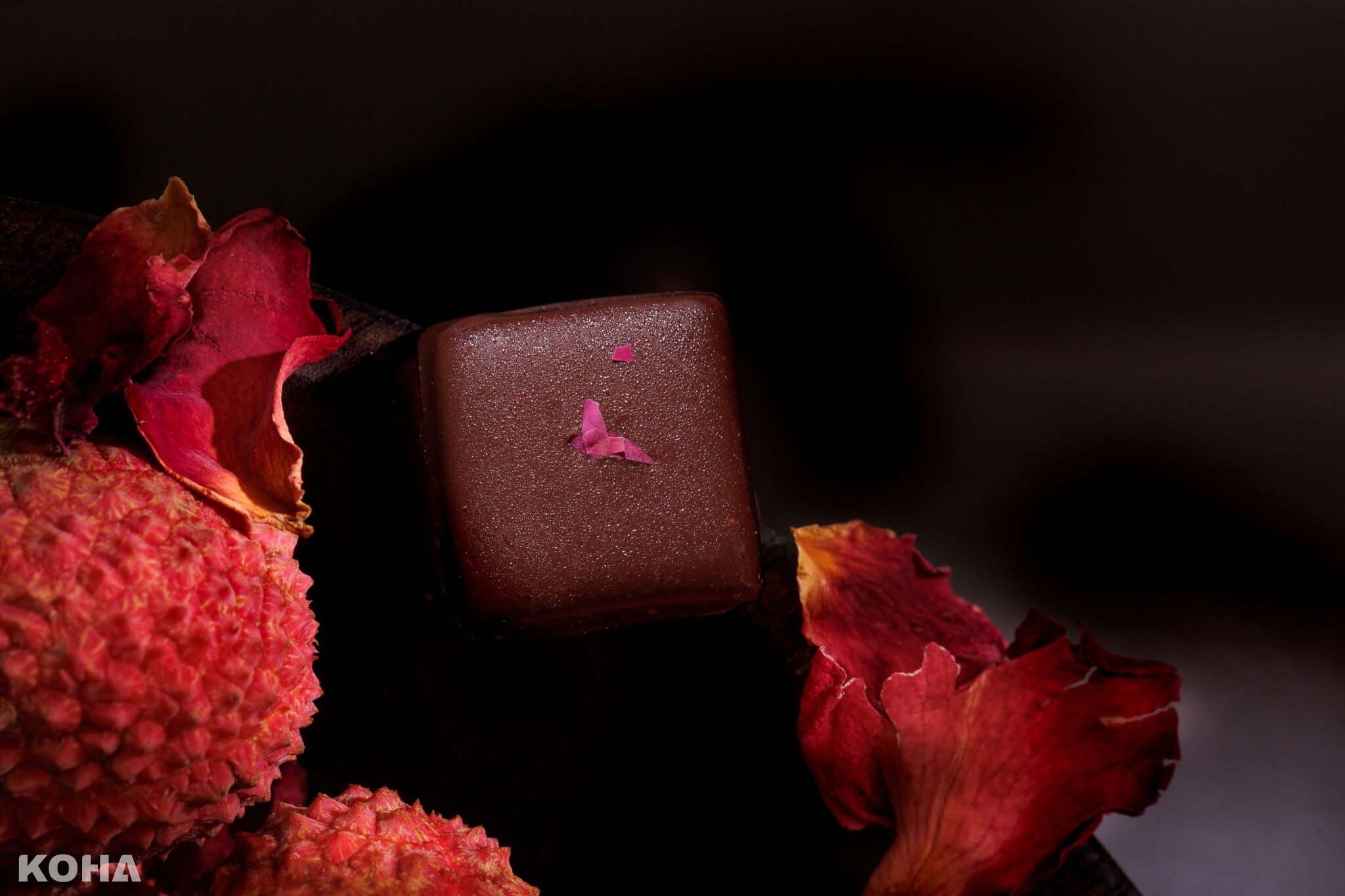 《軟糖黑巧克力》項目，銅牌，獨家軟糖巧克力 玫瑰荔枝 2 scaled