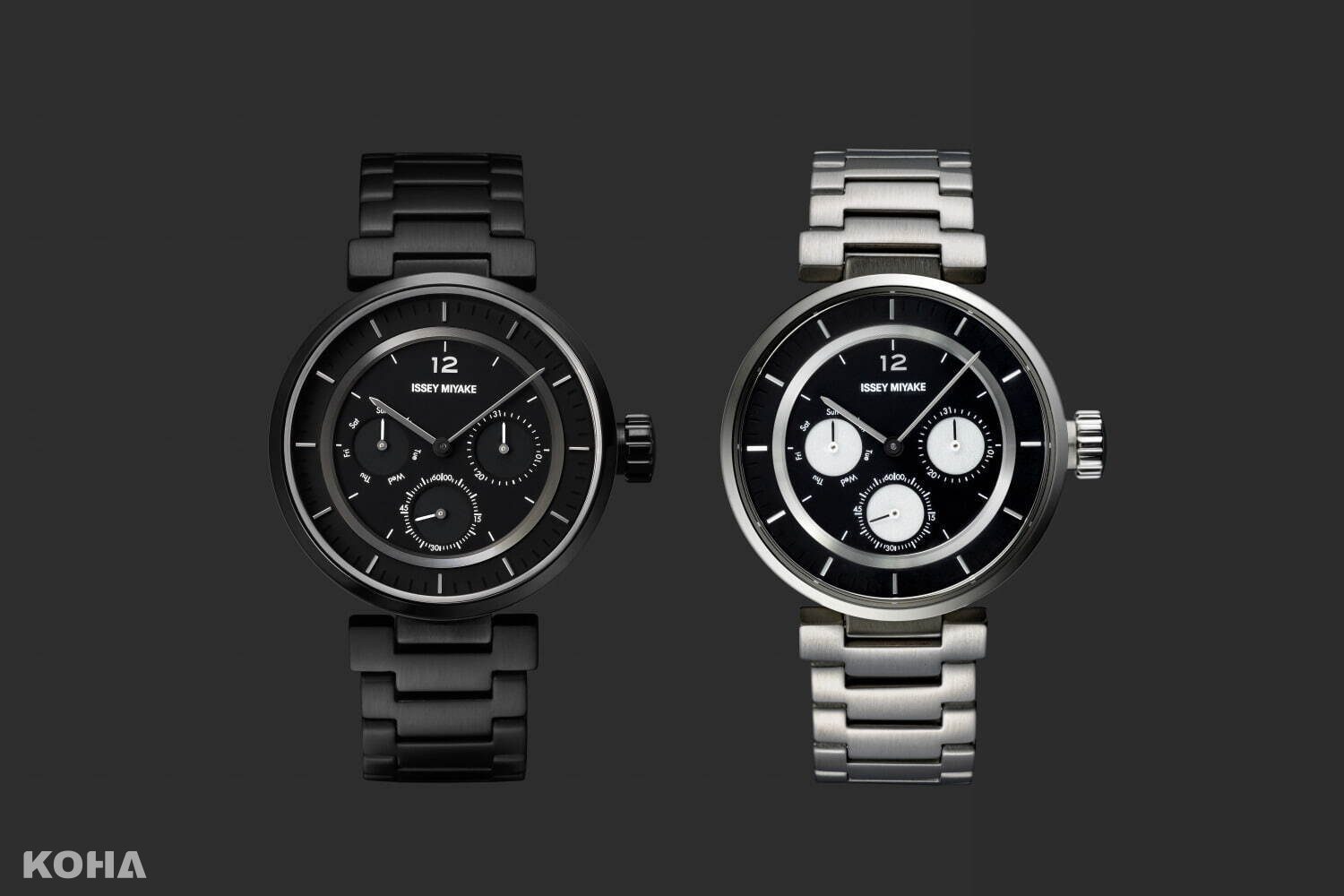 探索ISSEY MIYAKE「W」系列—迷你腕錶的全新銀黑風潮