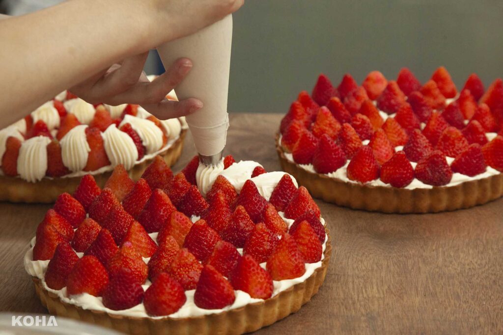 深法草莓季的每種產品都使用大量草莓。