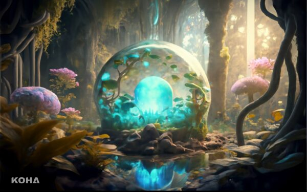A fantastical world filled with colossal plants 1