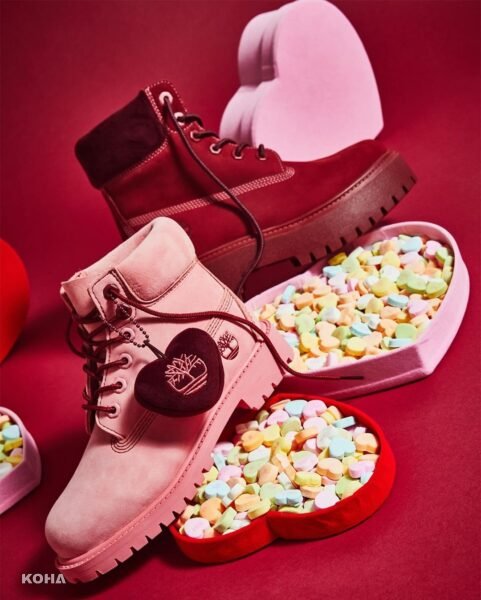 Timberland 情人節系列　浪漫粉色靴子少女心爆發
