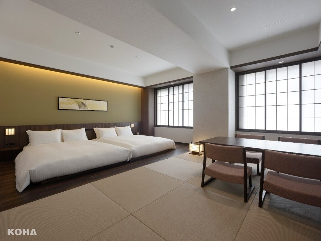 圖3：Here TOKYO UENO部分房型設有榻榻米，整體空間開闊舒適。（東京觀光財團提供）