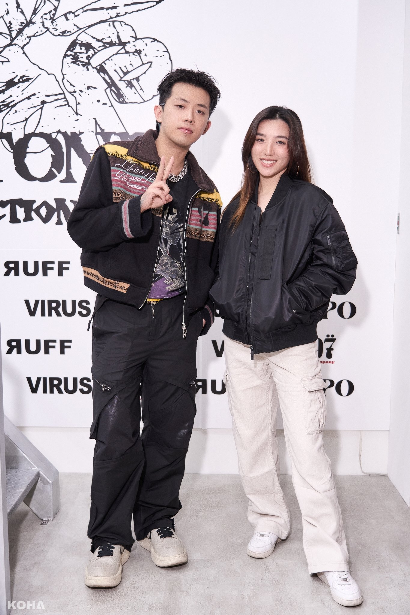 Haezee黄瑋昕前來支持香港潮流音樂人Tiab主理的服裝品牌快閃店