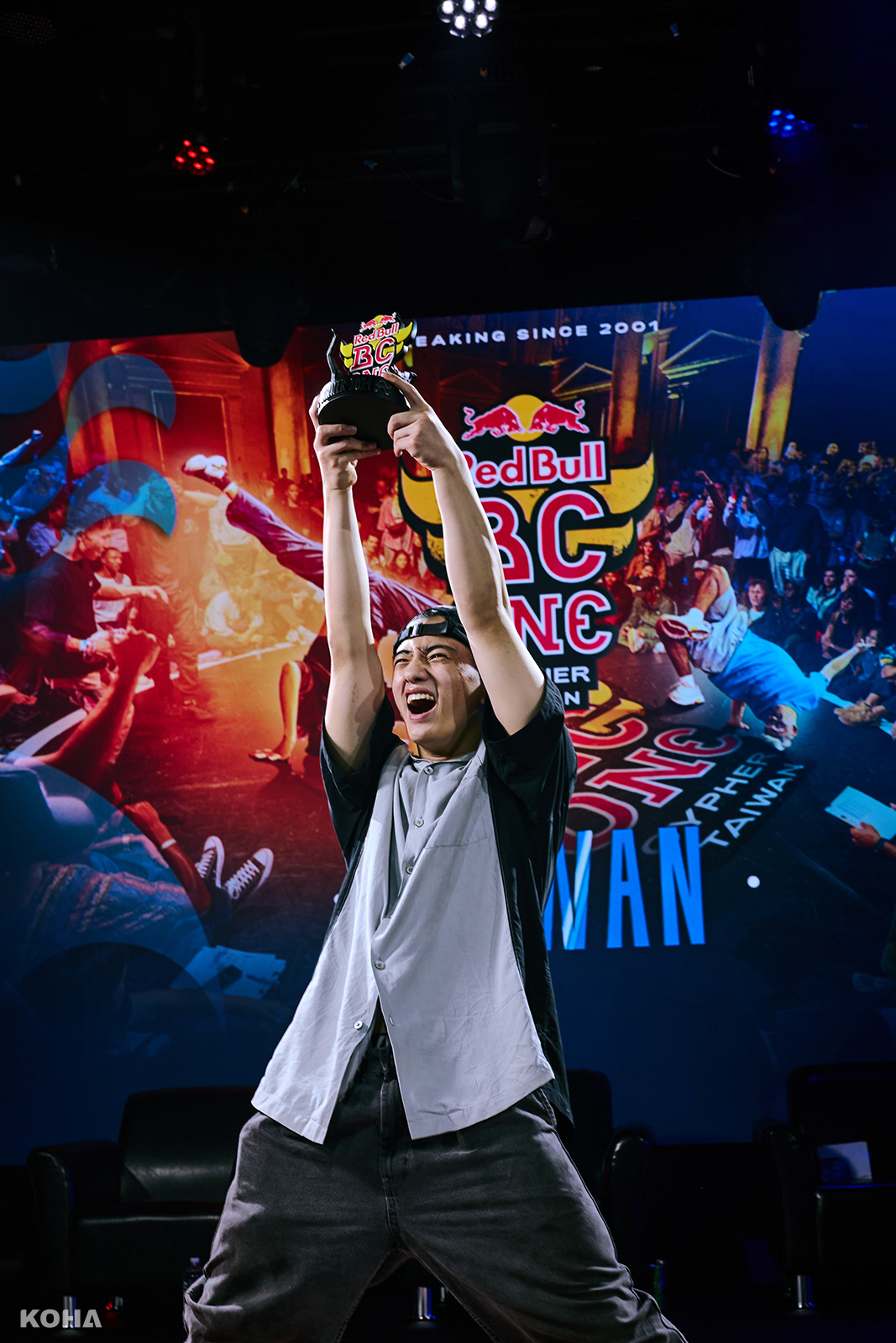 12 B Boy Jasper（吳定杰）於2024 Red Bull BC One 台灣大賽成功挑戰史上最年輕B Boy冠軍。（Red Bull提供