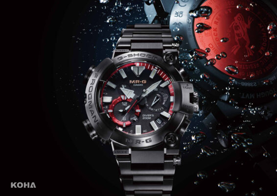 MR-G全金屬FROGMAN蛙王潛水錶再現王者風範　極致工藝成就頂級ISO 200米防水規格