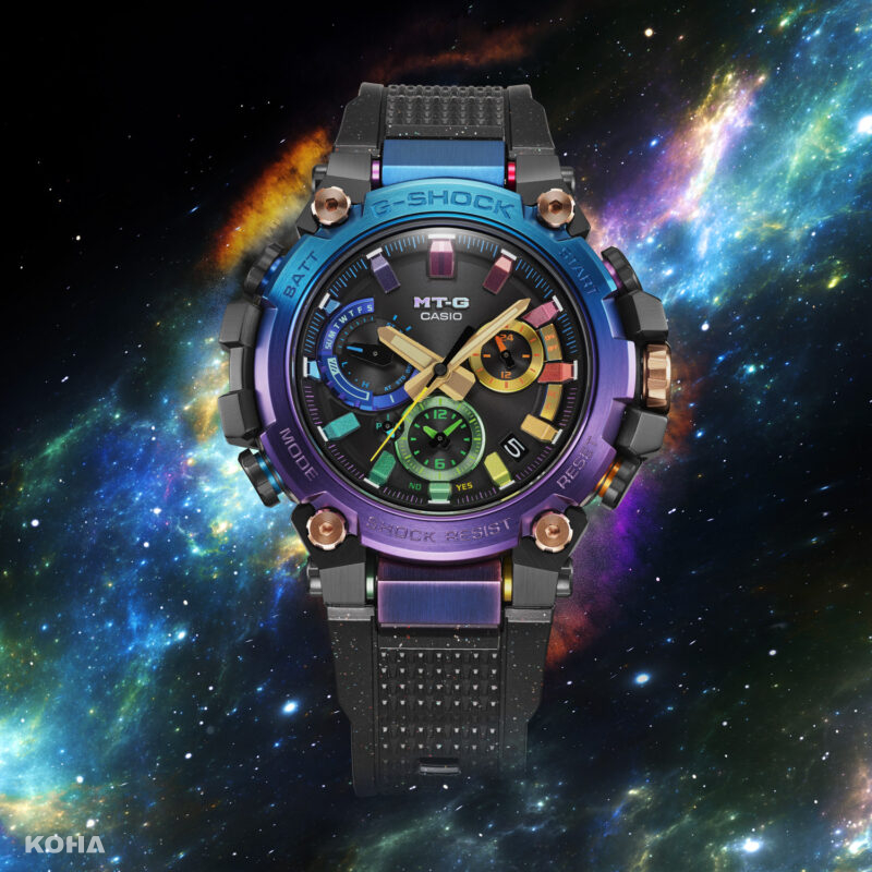 G SHOCK以外太空中的瀰漫星雲為靈感打造全新錶款MTG B3000DN 建議售價為NT39000