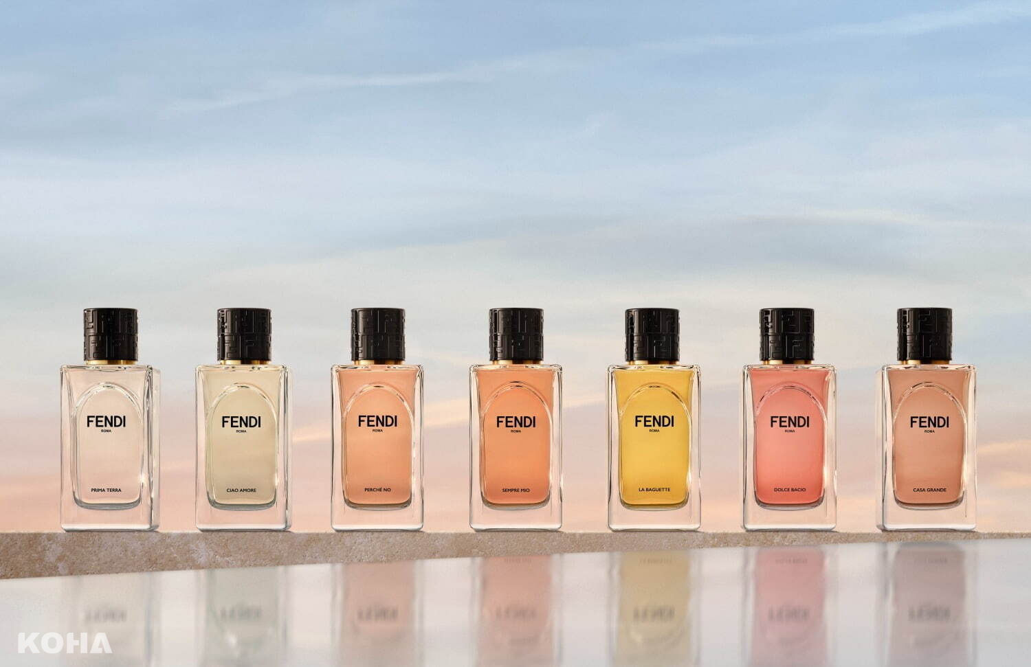 FENDI首度推出七款香氛，以家族歷史為靈感
