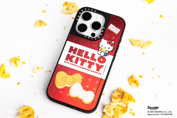圖2. Hello Kitty 聯名系列以便利商店為設計主題，融入美味零食元素