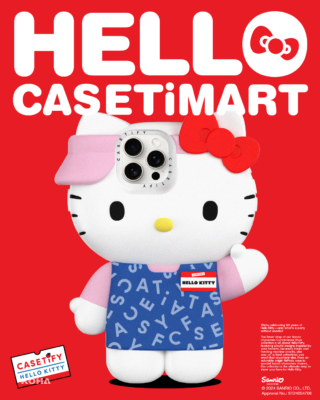 圖5. Hello Kitty 的可愛魅力隨時隨地透過 CASETiFY 的手機殼和配件充滿日常每一天
