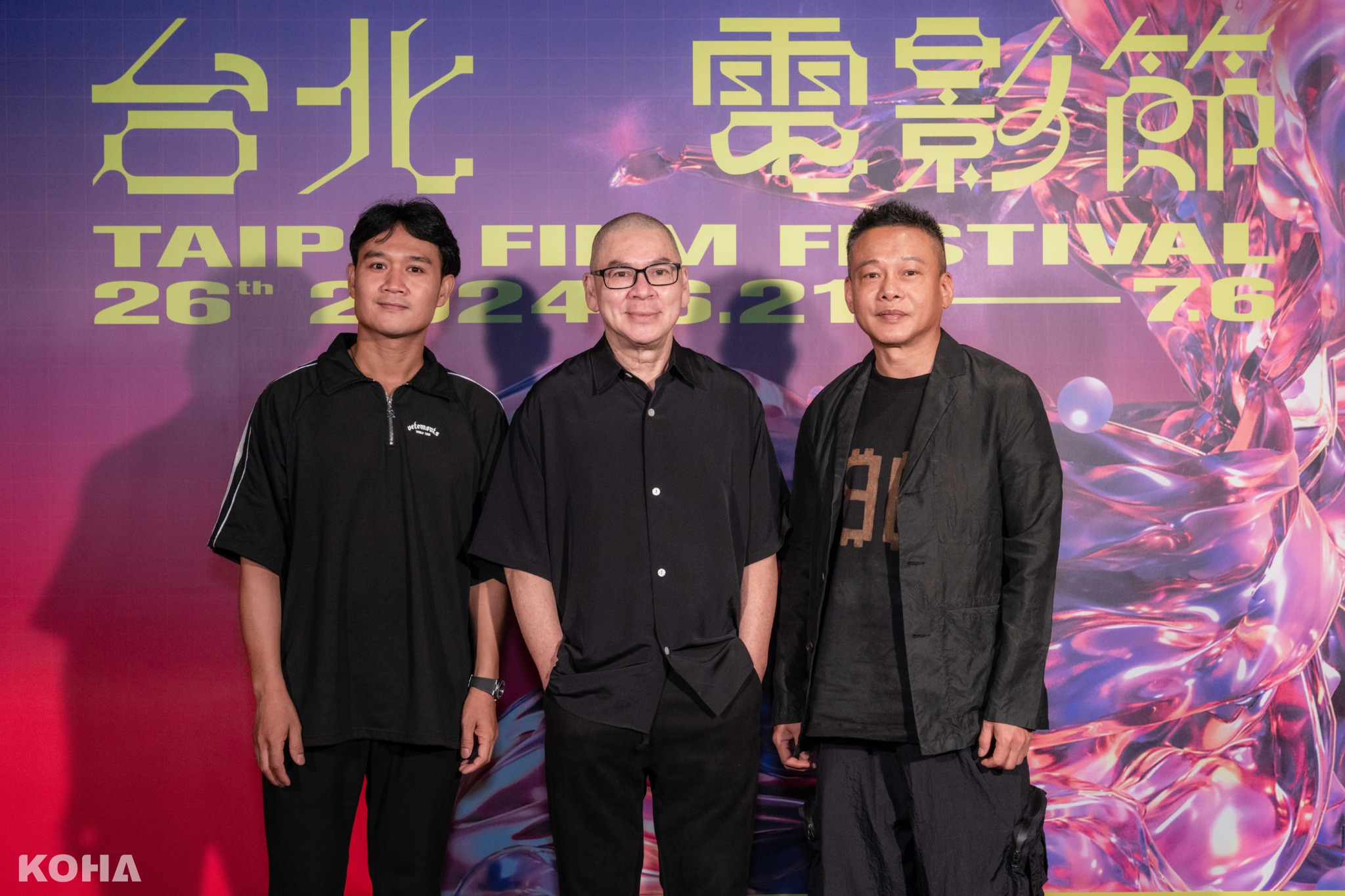 導演蔡明亮攜手演員李康生、亞儂．弘尚希出席映後座談，與觀眾們暢聊創作理念與拍攝趣事。
