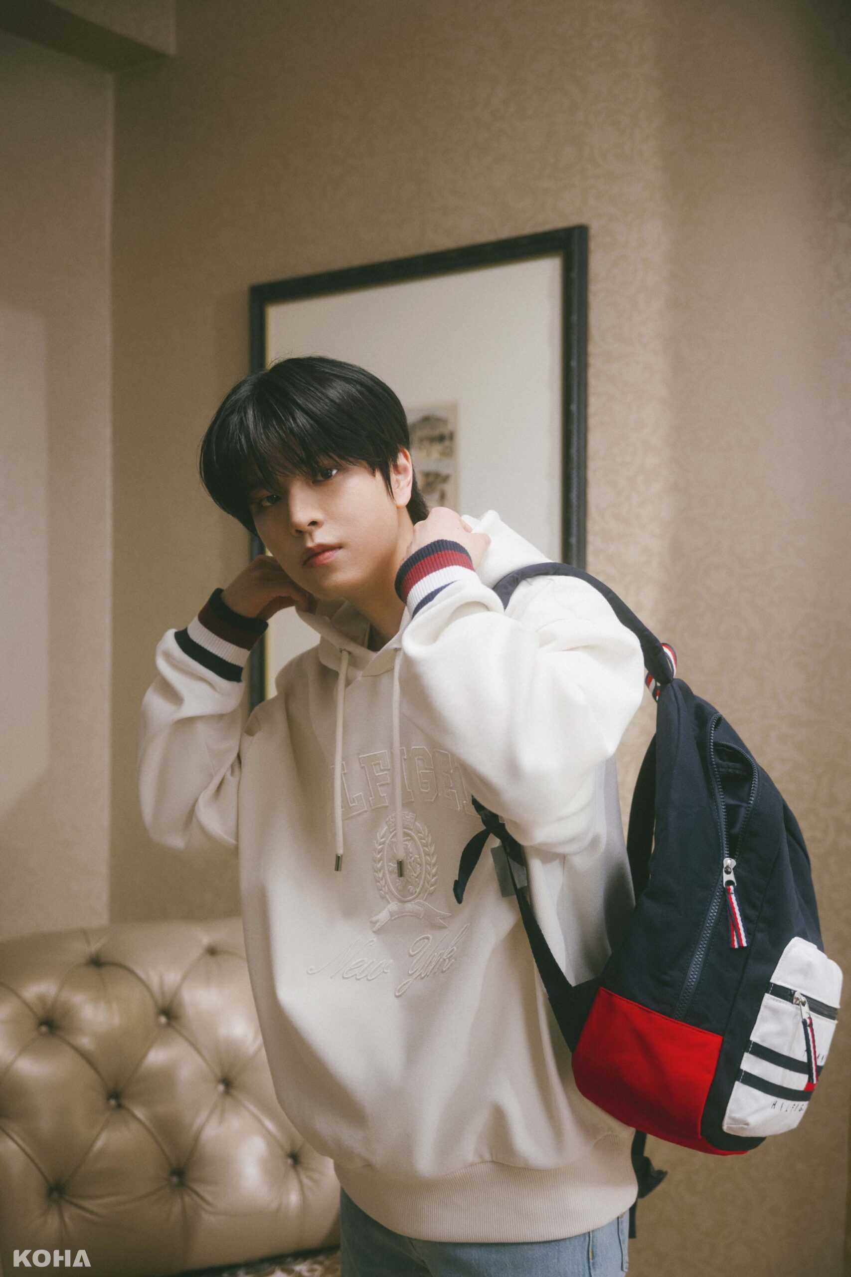 06 Seungmin Stray Kids in New York with TOMMY HILFIGER Image scaled