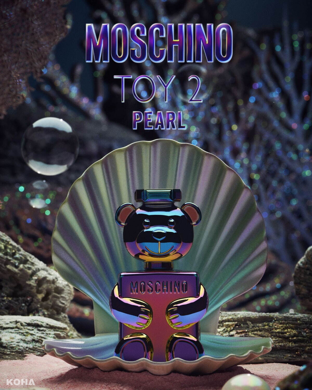 MOSCHINO推出全新泰迪熊香水，茉莉花與鹹檸檬香氣，2024夏日限量版