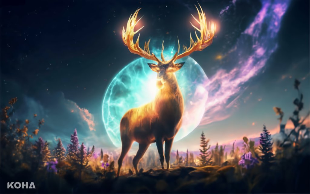 a stunning 3d render of a majestic deer with sharp kJ8JrGtQI6Oqbf pbWVBQ XG31oaYeThiHK cm6coFw