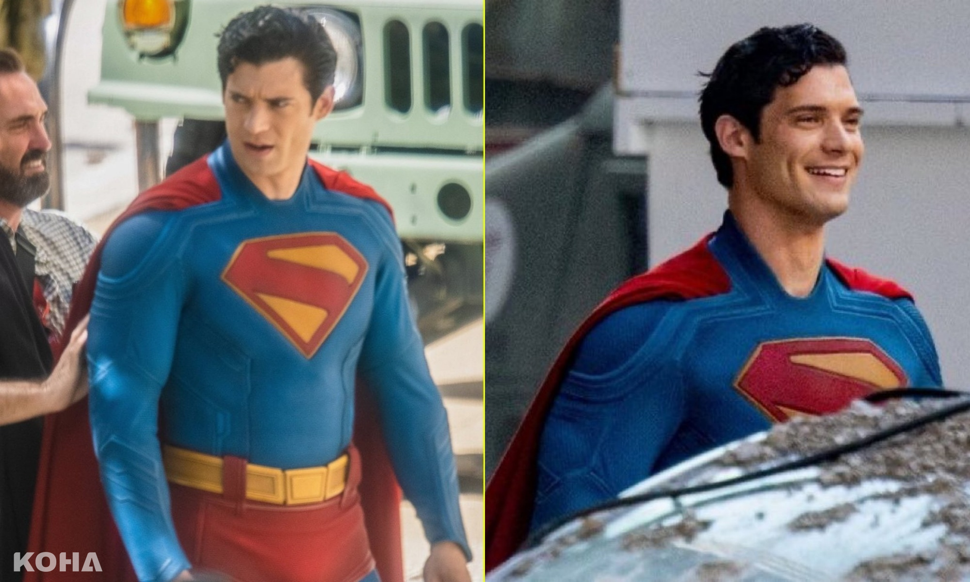 詹姆士岡恩新版《超人》片場照曝光　遭批「太廉價」、「跟定裝照差太多」